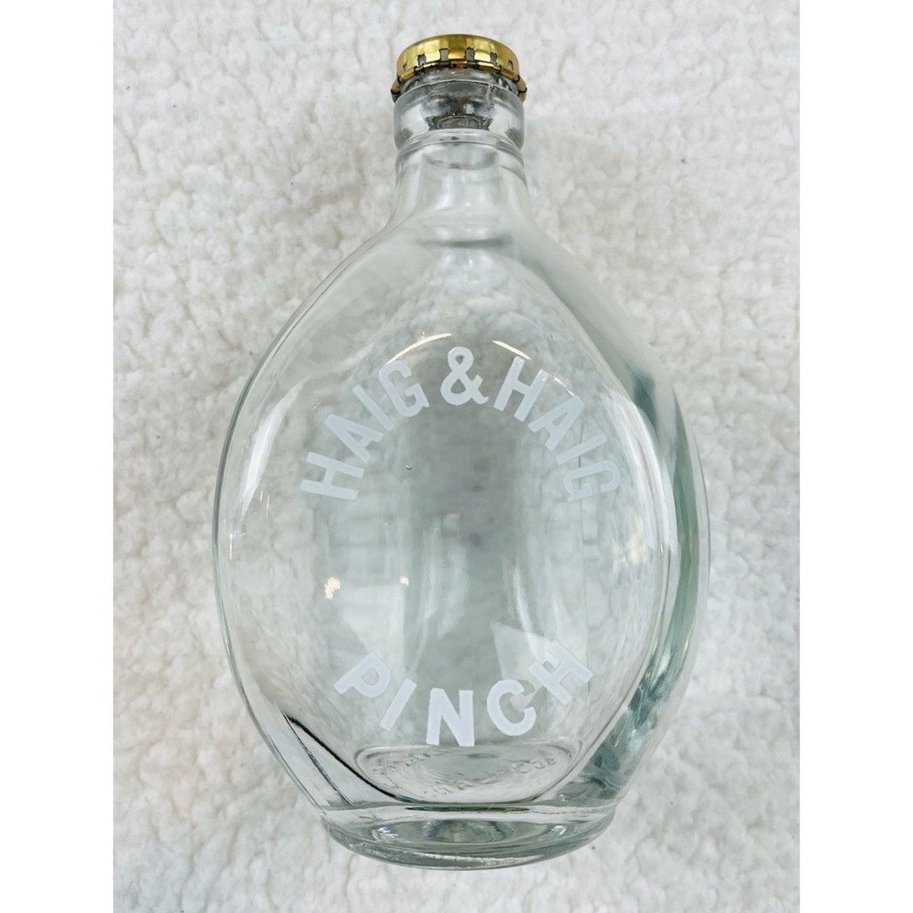 (VTG) HAIG & HAIG • Pinch Antique Scottish Whiskey Bottle w/ Original Cap - Picture 2 of 13
